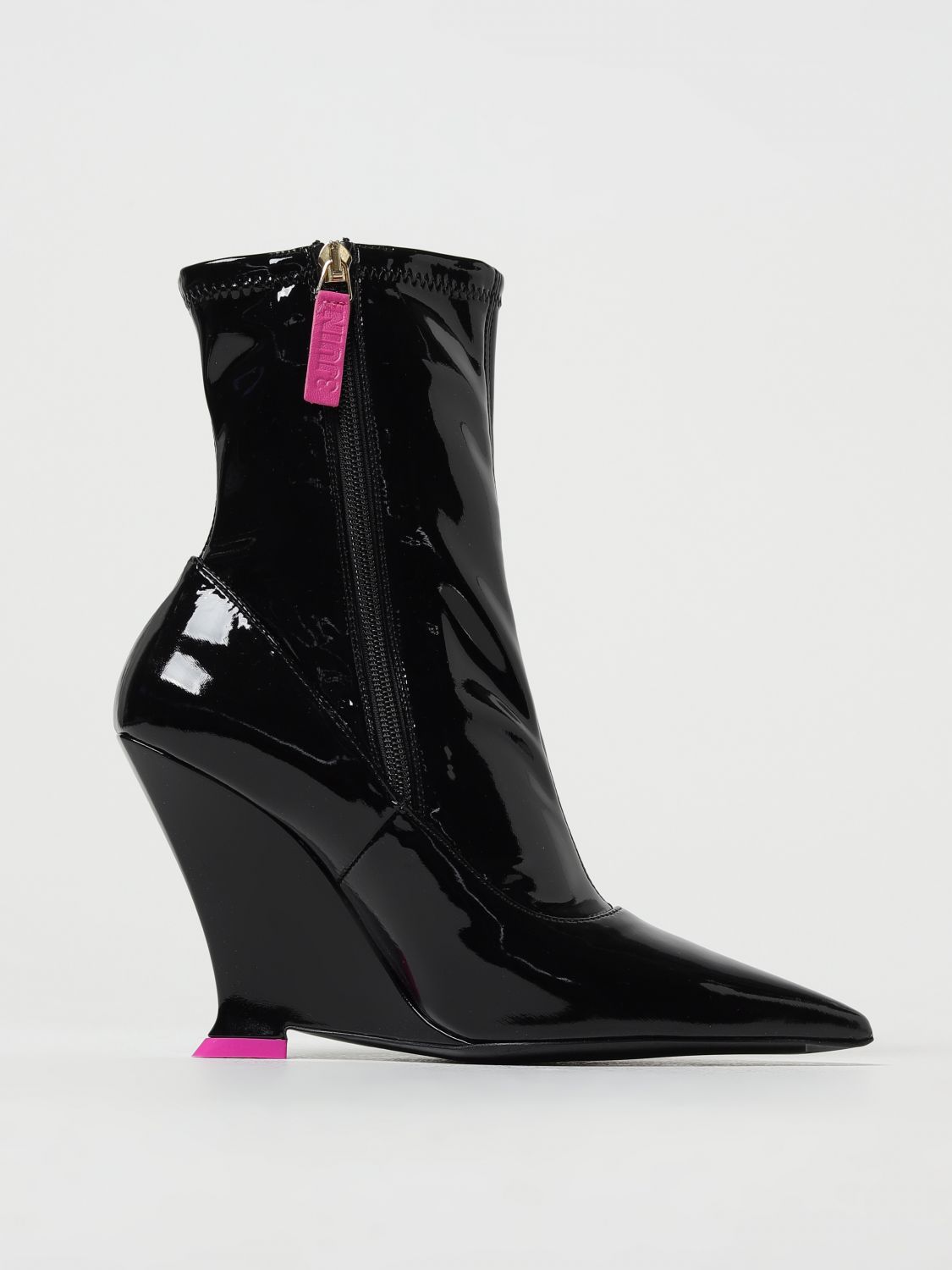 3JUIN Flat Ankle Boots 3JUIN Woman colour Black