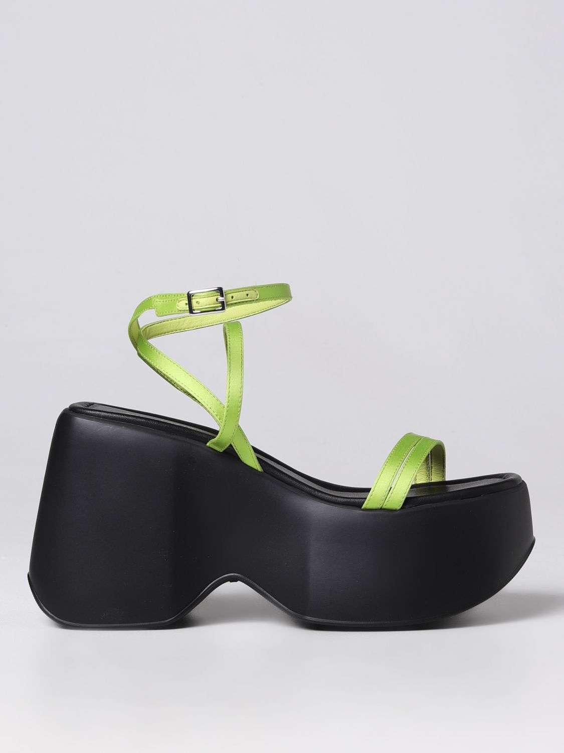 Vic Matié Wedge Shoes VIC MATIÉ Woman colour Lime