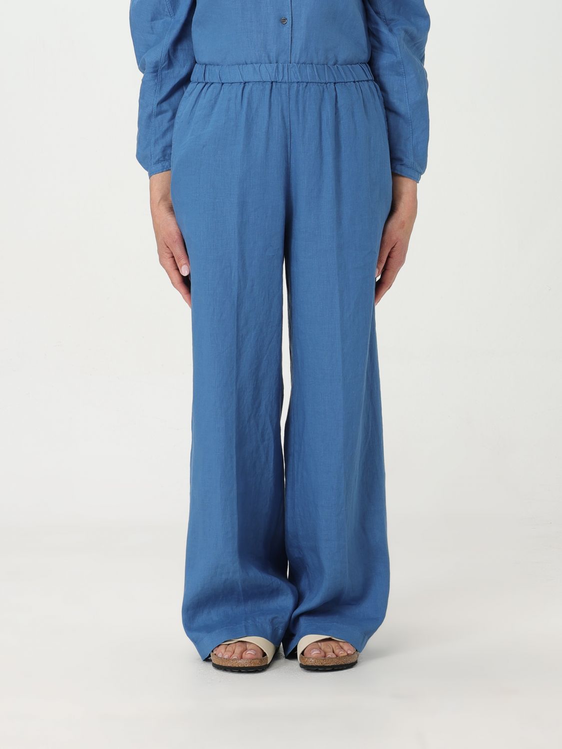 Aspesi Trousers ASPESI Woman colour Blue
