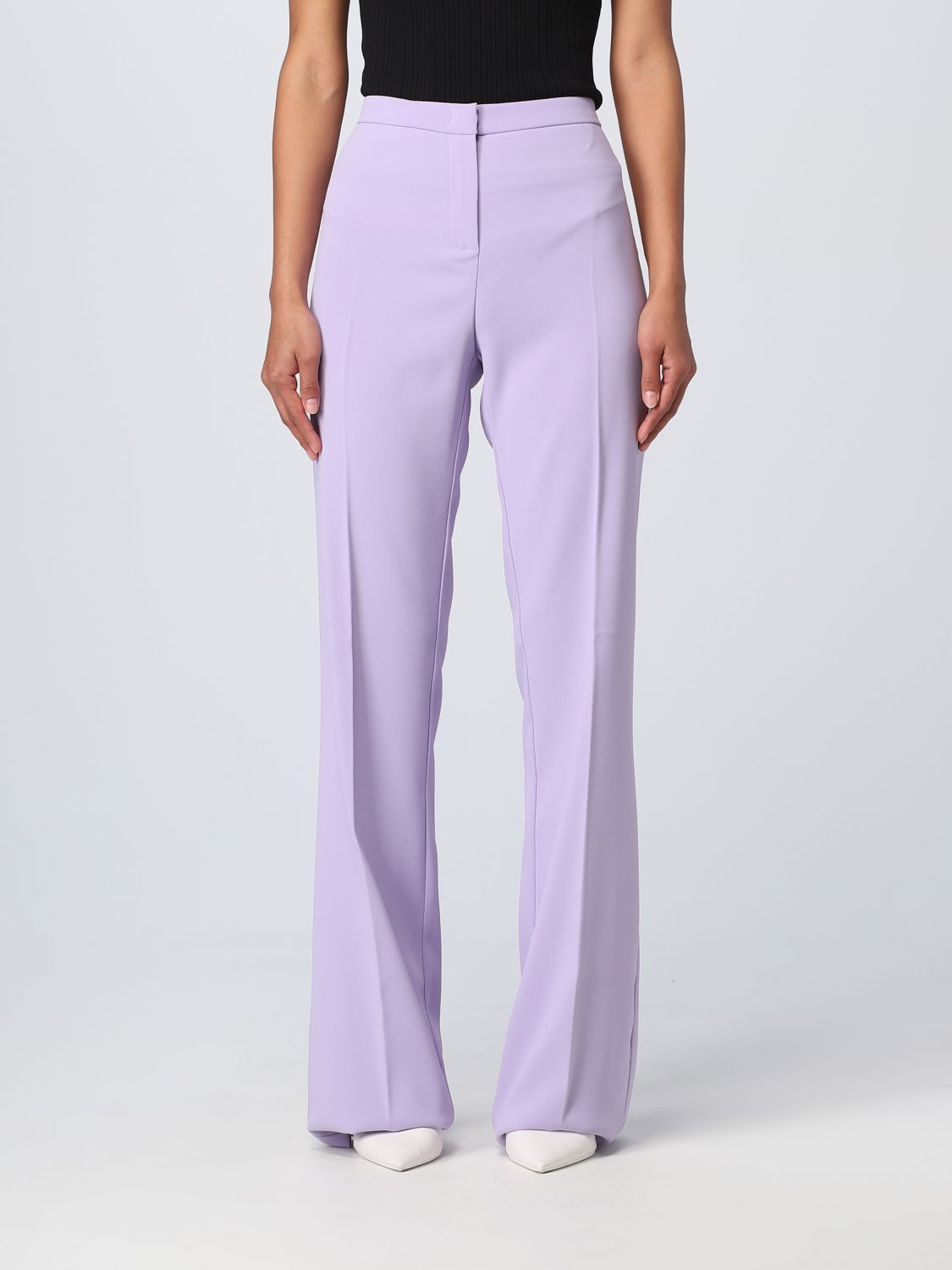 Pinko Trousers PINKO Woman colour Lilac