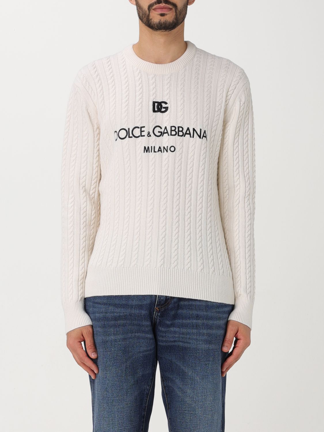 Dolce & Gabbana Jumper DOLCE & GABBANA Men colour White