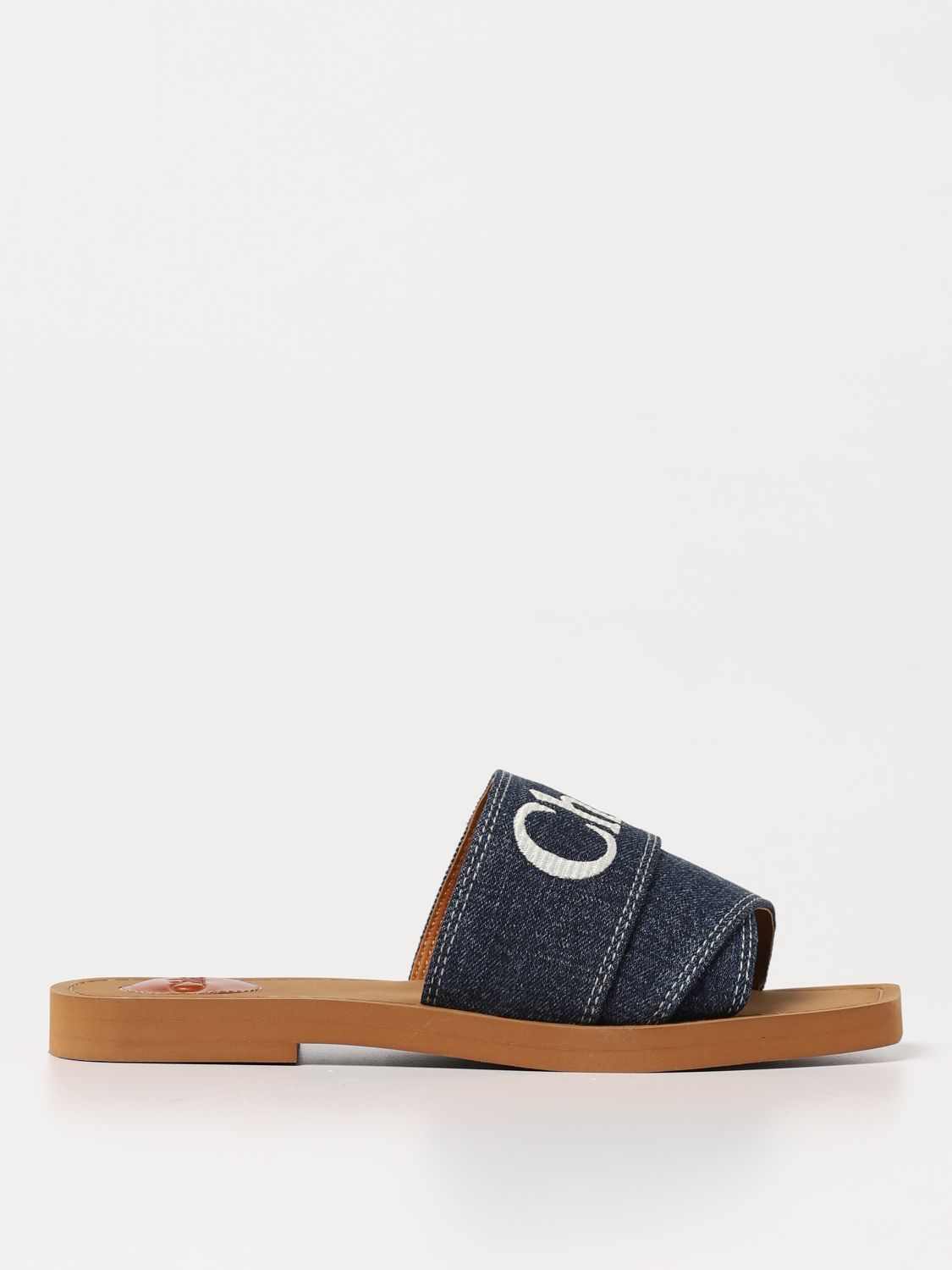 Chloé Flat Sandals CHLOÉ Woman colour Blue