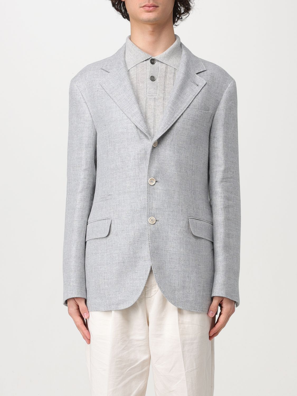 Brunello Cucinelli Blazer BRUNELLO CUCINELLI Men colour Grey