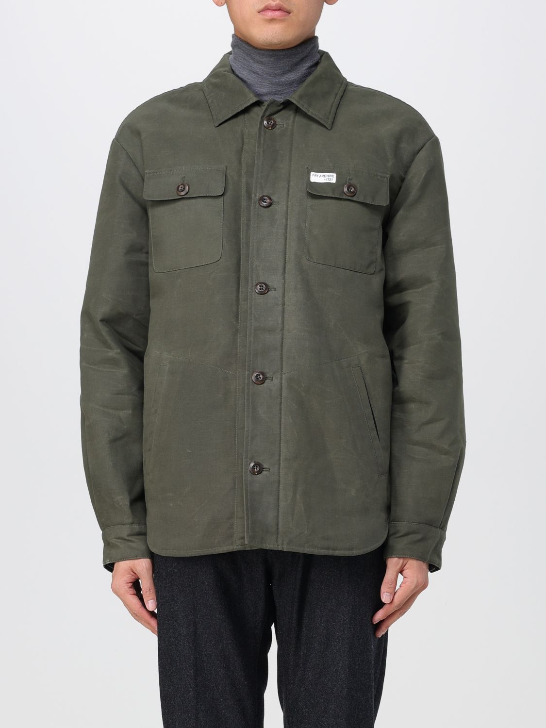 Fay Shirt FAY Men colour Green