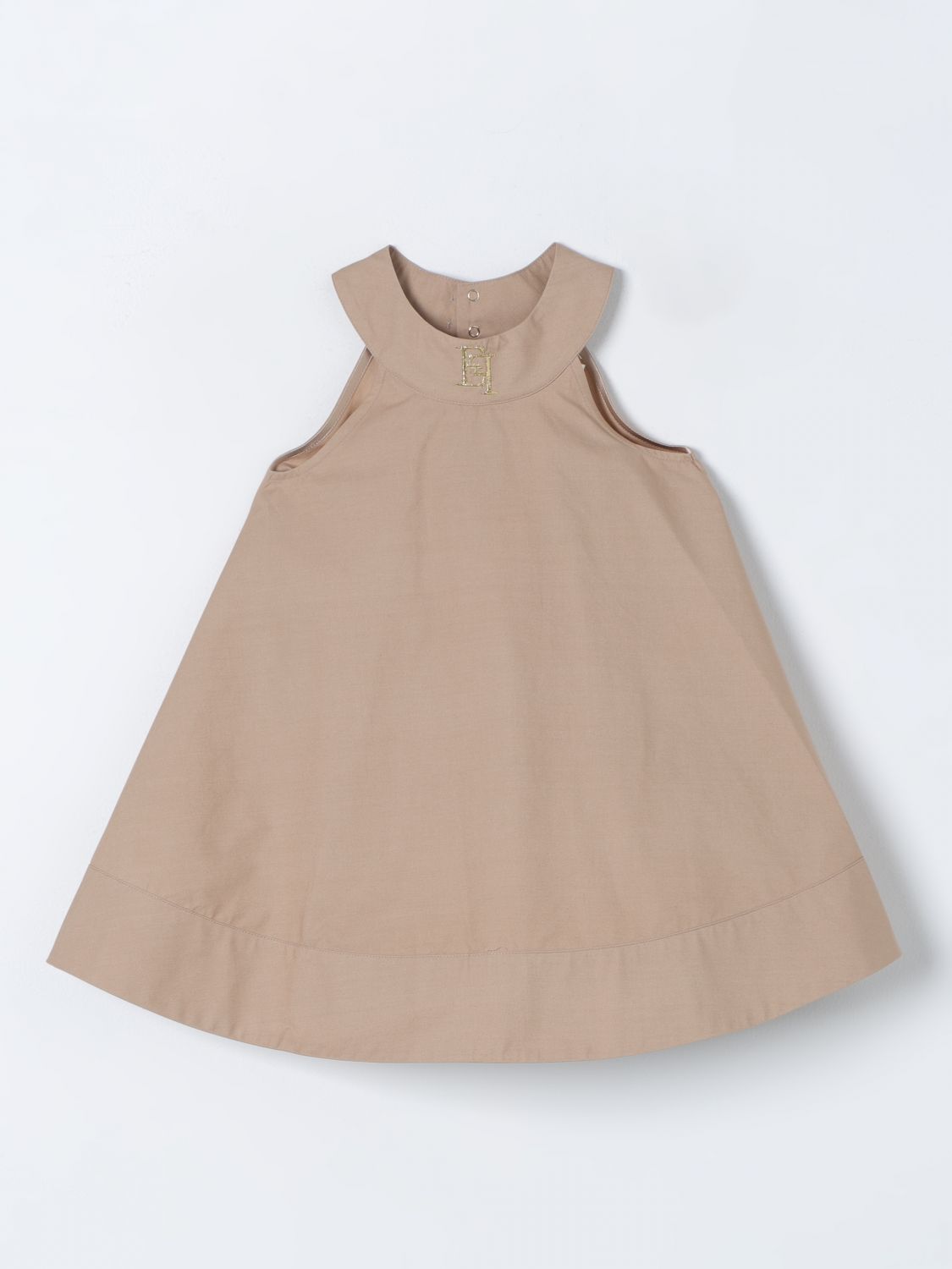 Elisabetta Franchi La Mia Bambina Dress ELISABETTA FRANCHI LA MIA BAMBINA Kids colour Sand