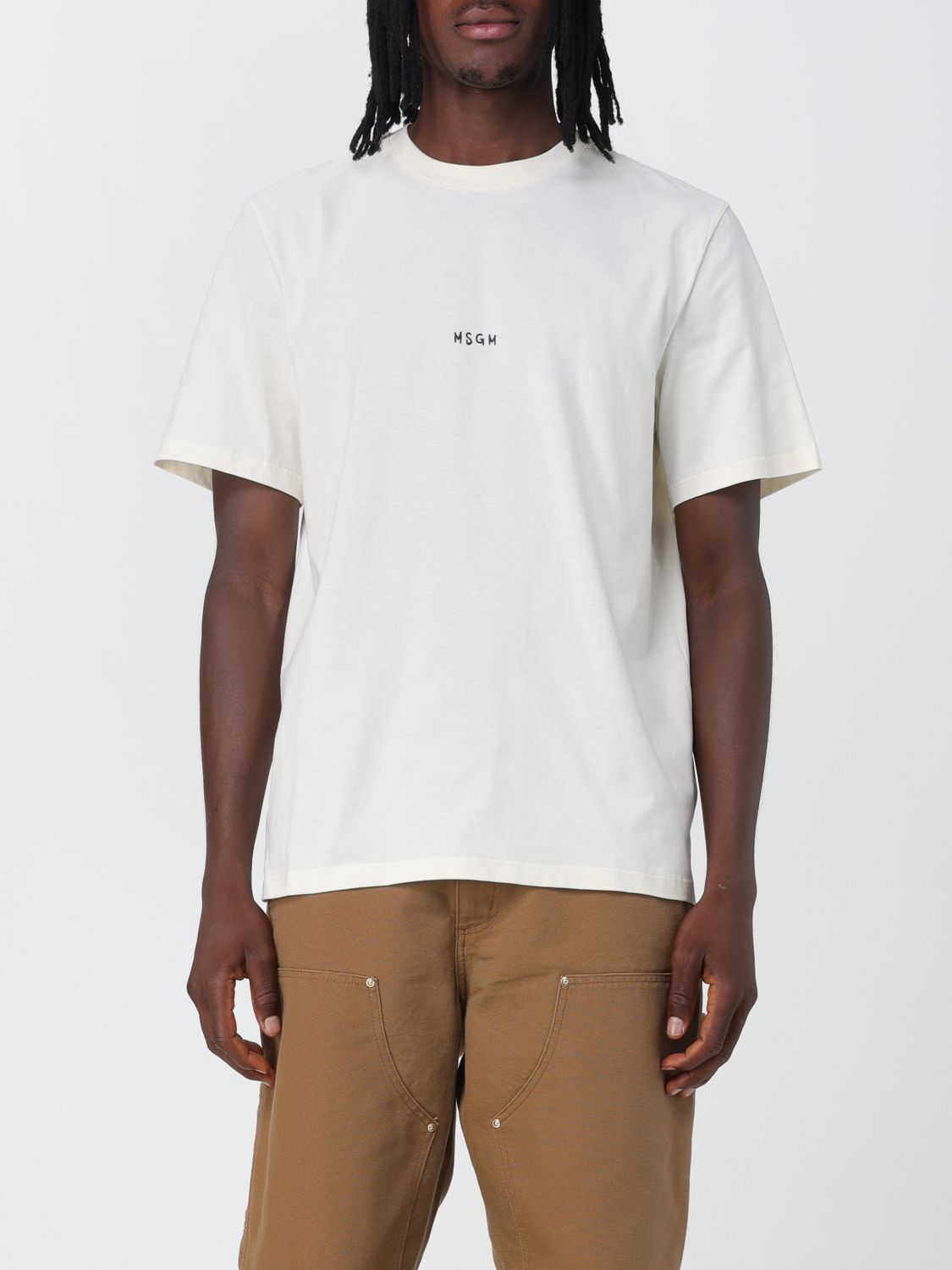 Msgm T-Shirt MSGM Men colour Ivory