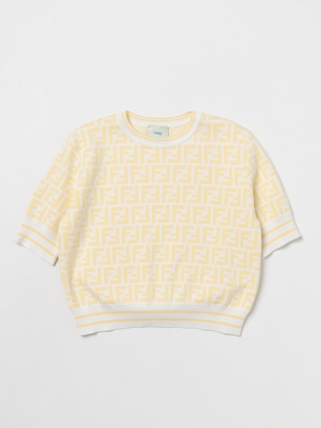 Fendi Kids Jumper FENDI KIDS Kids colour Yellow