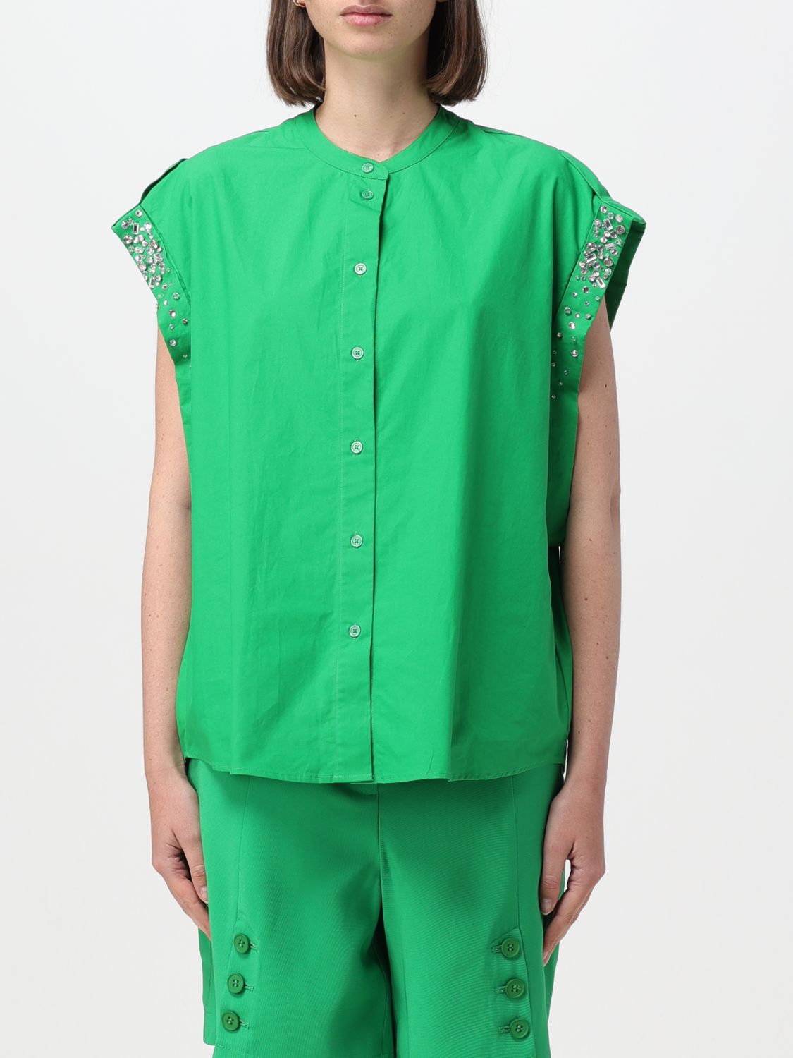 Actitude Twinset Shirt ACTITUDE TWINSET Woman color Green