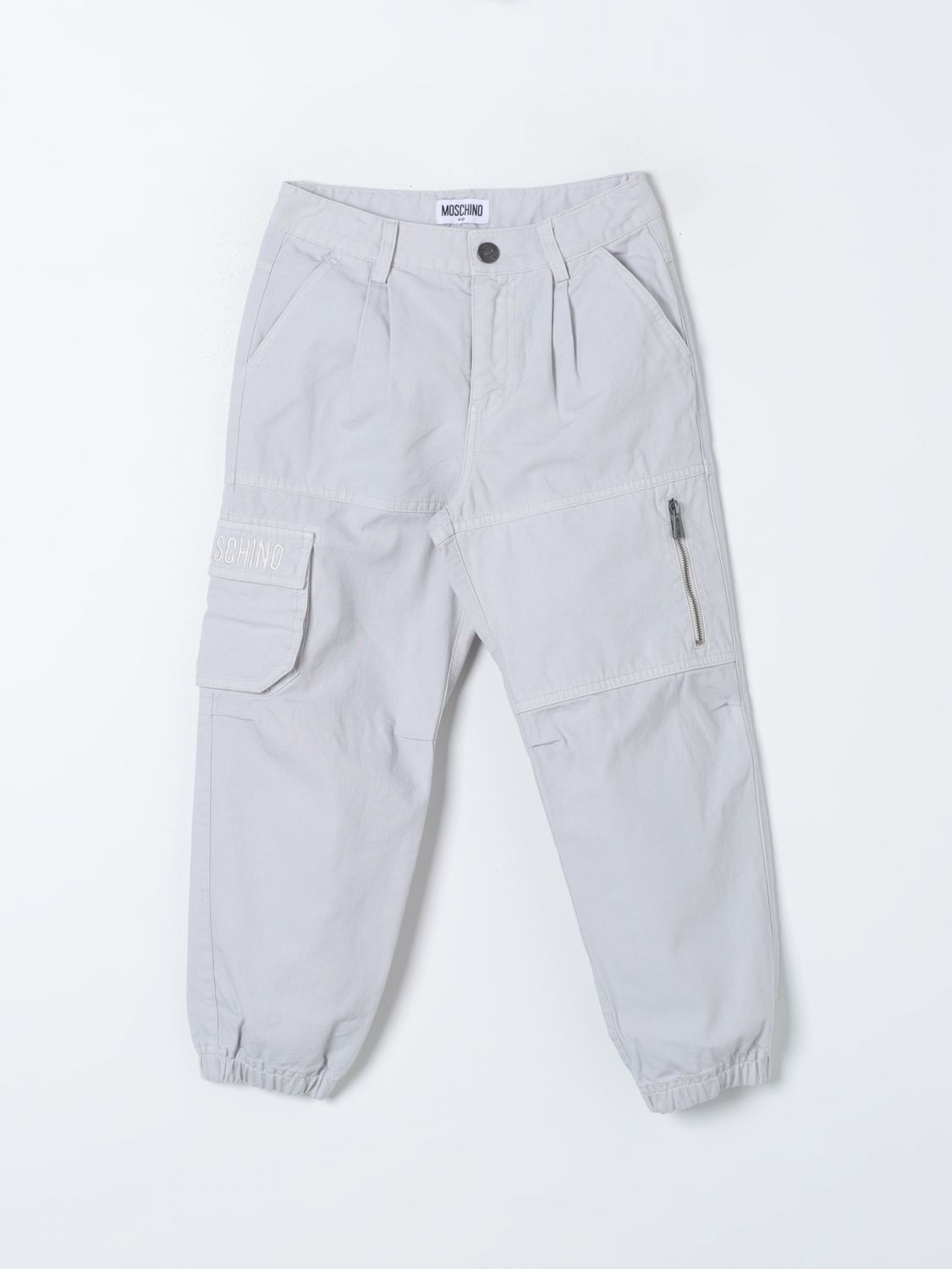  Trousers MOSCHINO KID Kids colour Grey