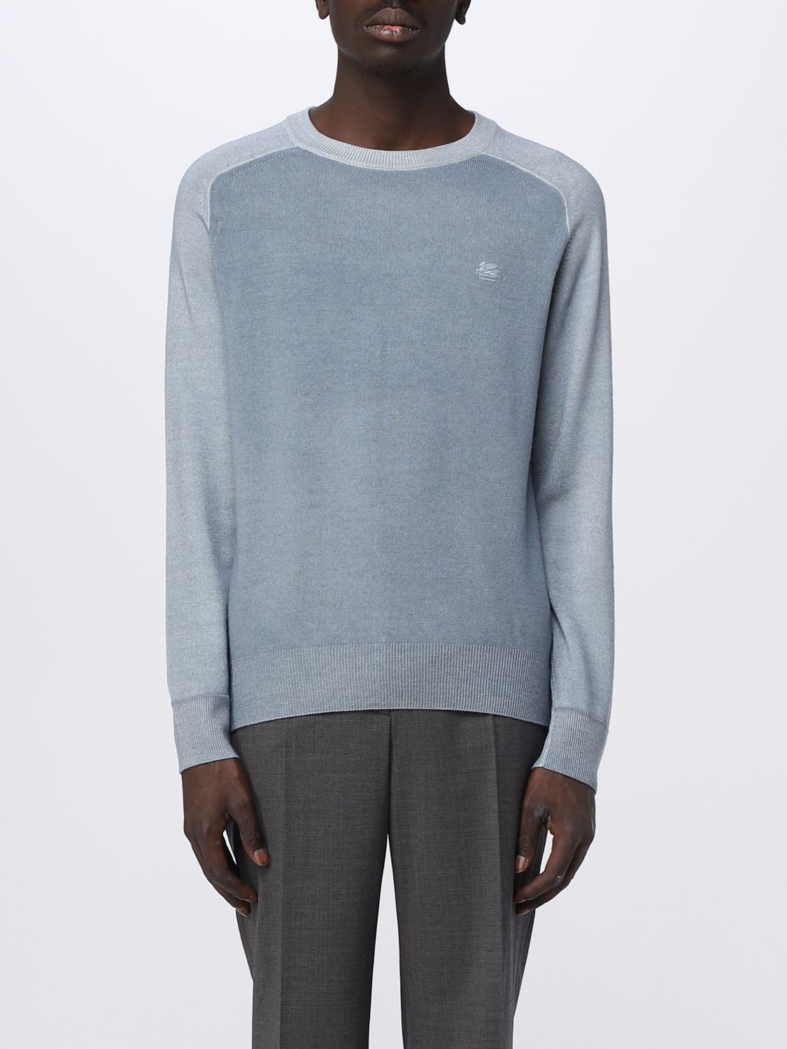 Etro Jumper ETRO Men colour Gnawed Blue