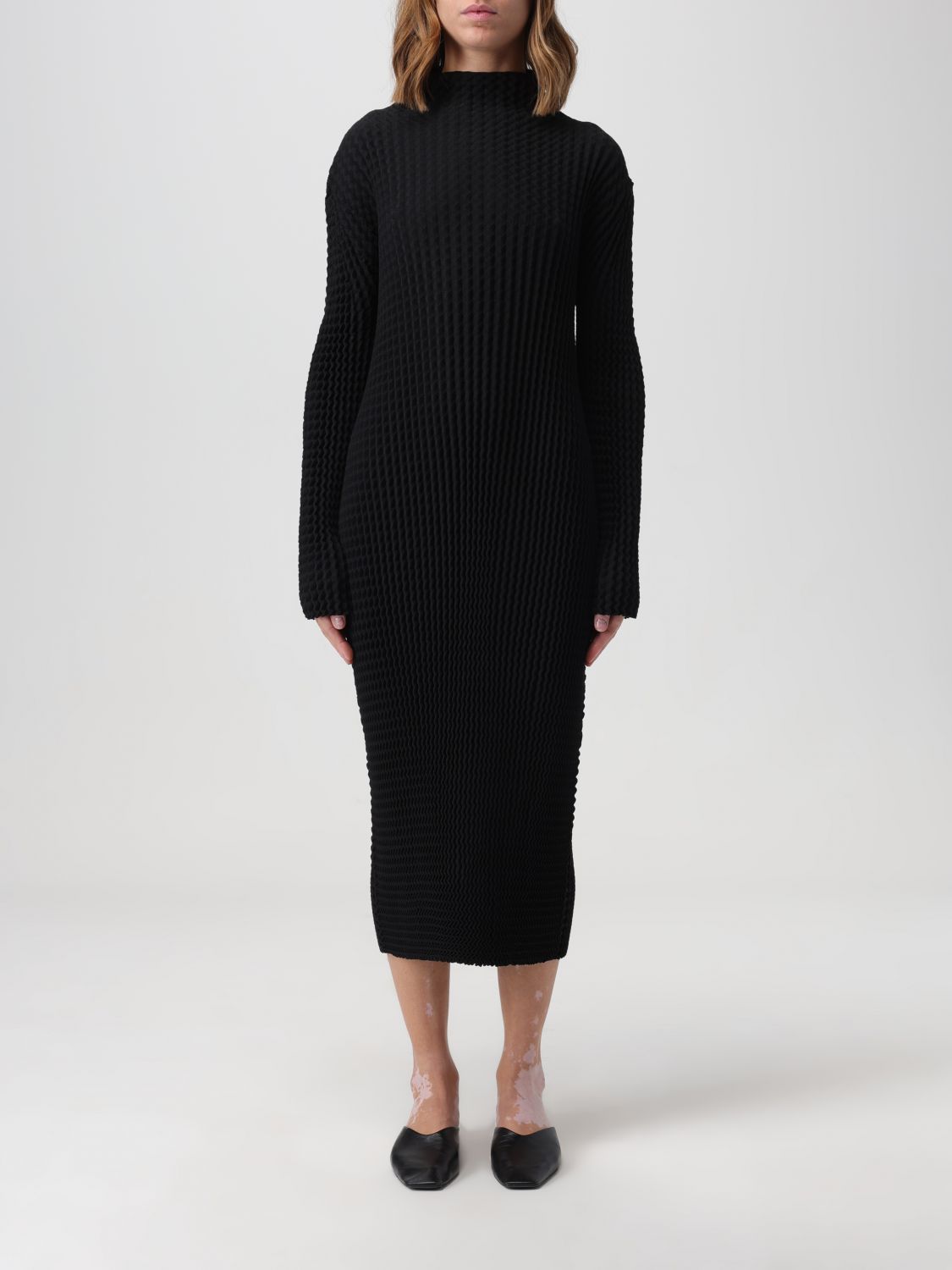 Issey Miyake Dress ISSEY MIYAKE Woman colour Black