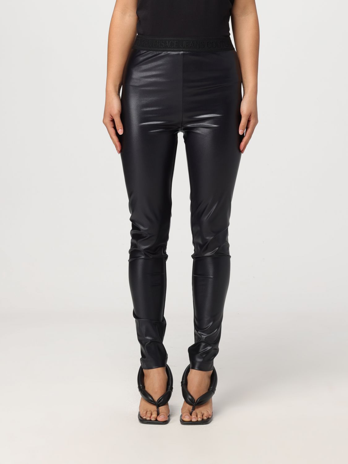Versace Jeans Couture Trousers VERSACE JEANS COUTURE Woman colour Black