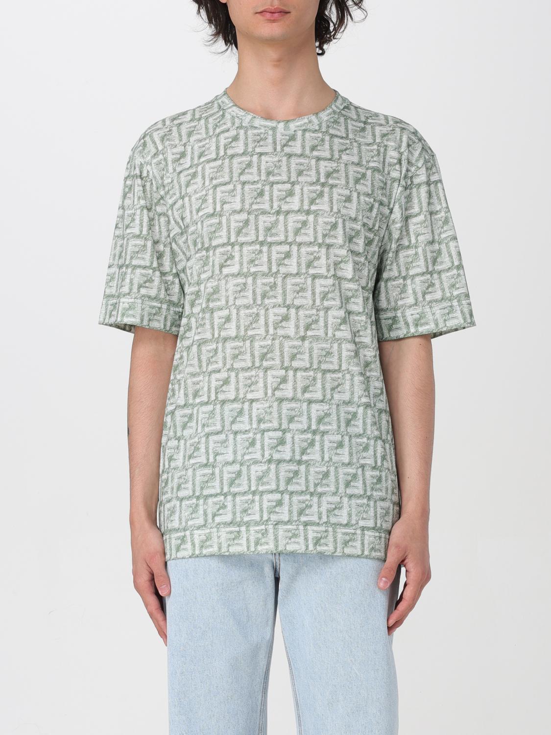 FENDI T-Shirt FENDI Men colour Green