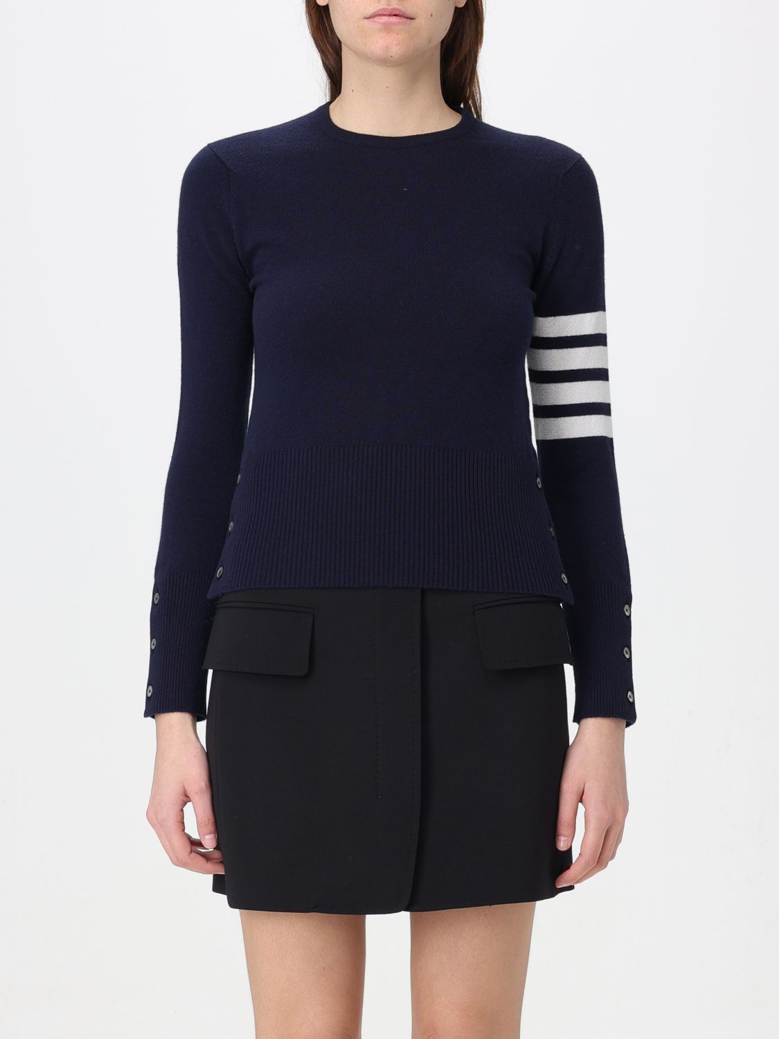 Thom Browne Jumper THOM BROWNE Woman colour Blue