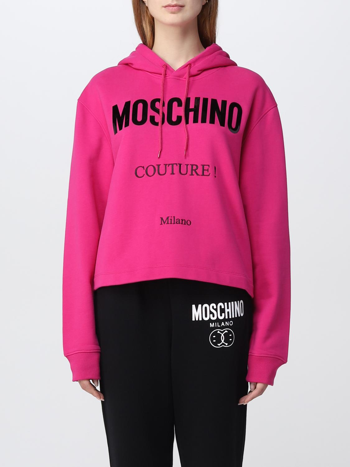 Moschino Couture Sweatshirt MOSCHINO COUTURE Woman colour Fuchsia