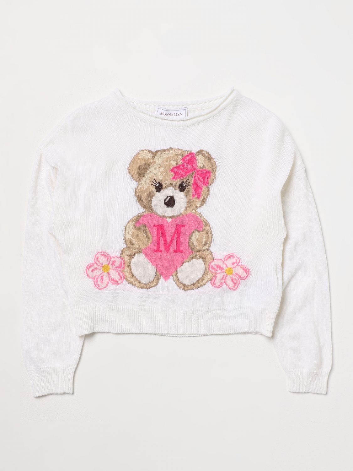 Monnalisa Jumper MONNALISA Kids colour Milk