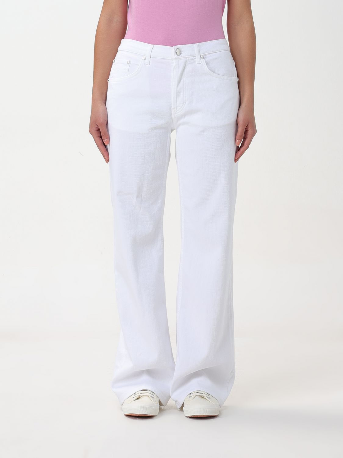 Dondup Trousers DONDUP Woman colour White