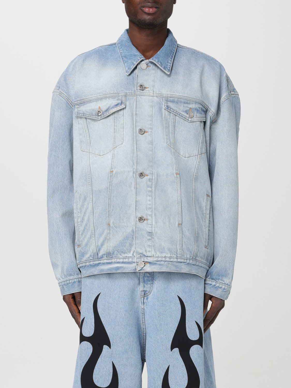 Vetements Coat VETEMENTS Men colour Blue