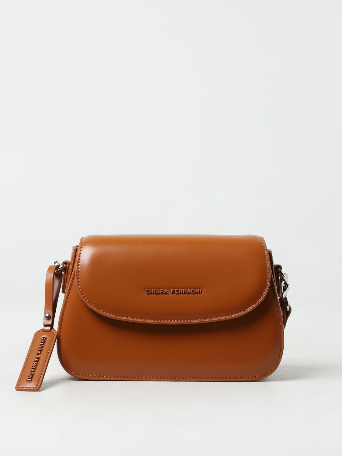 CHIARA FERRAGNI Crossbody Bags CHIARA FERRAGNI Woman colour Camel