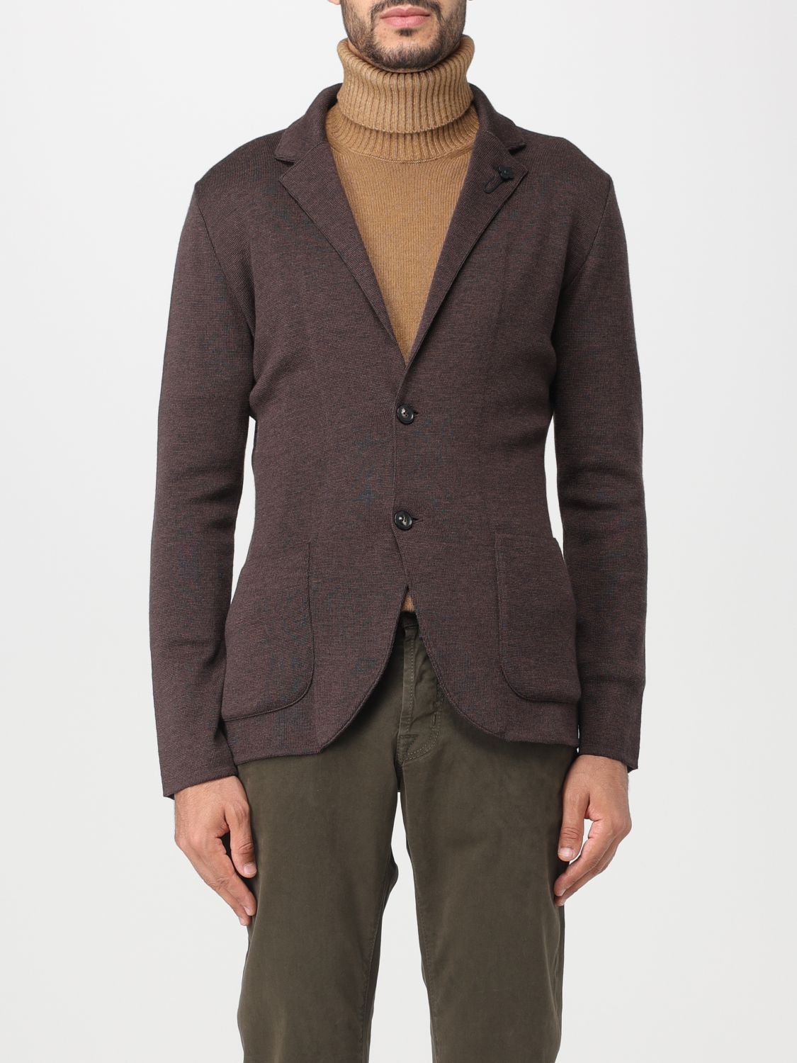 Lardini Jacket LARDINI Men colour Brown