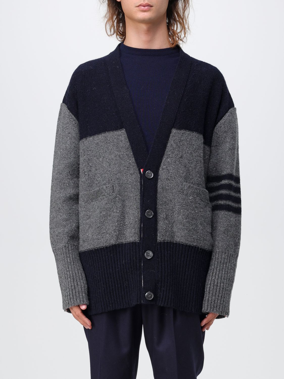 Thom Browne Cardigan THOM BROWNE Men colour Grey