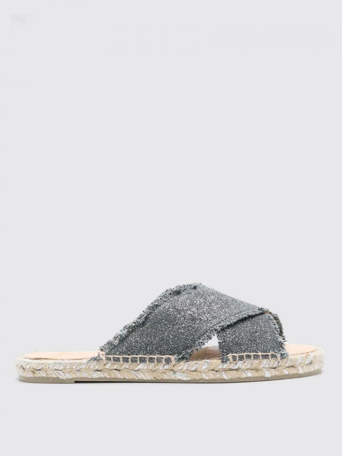 Castañer Flat Sandals CASTAÑER Woman color Grey