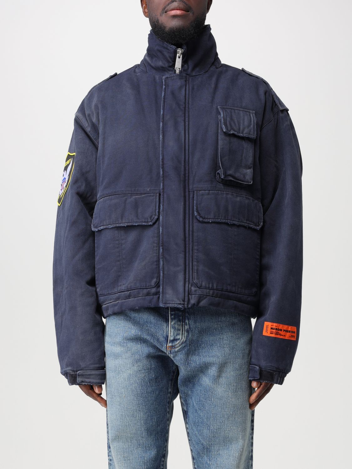 HERON PRESTON Jacket HERON PRESTON Men colour Blue