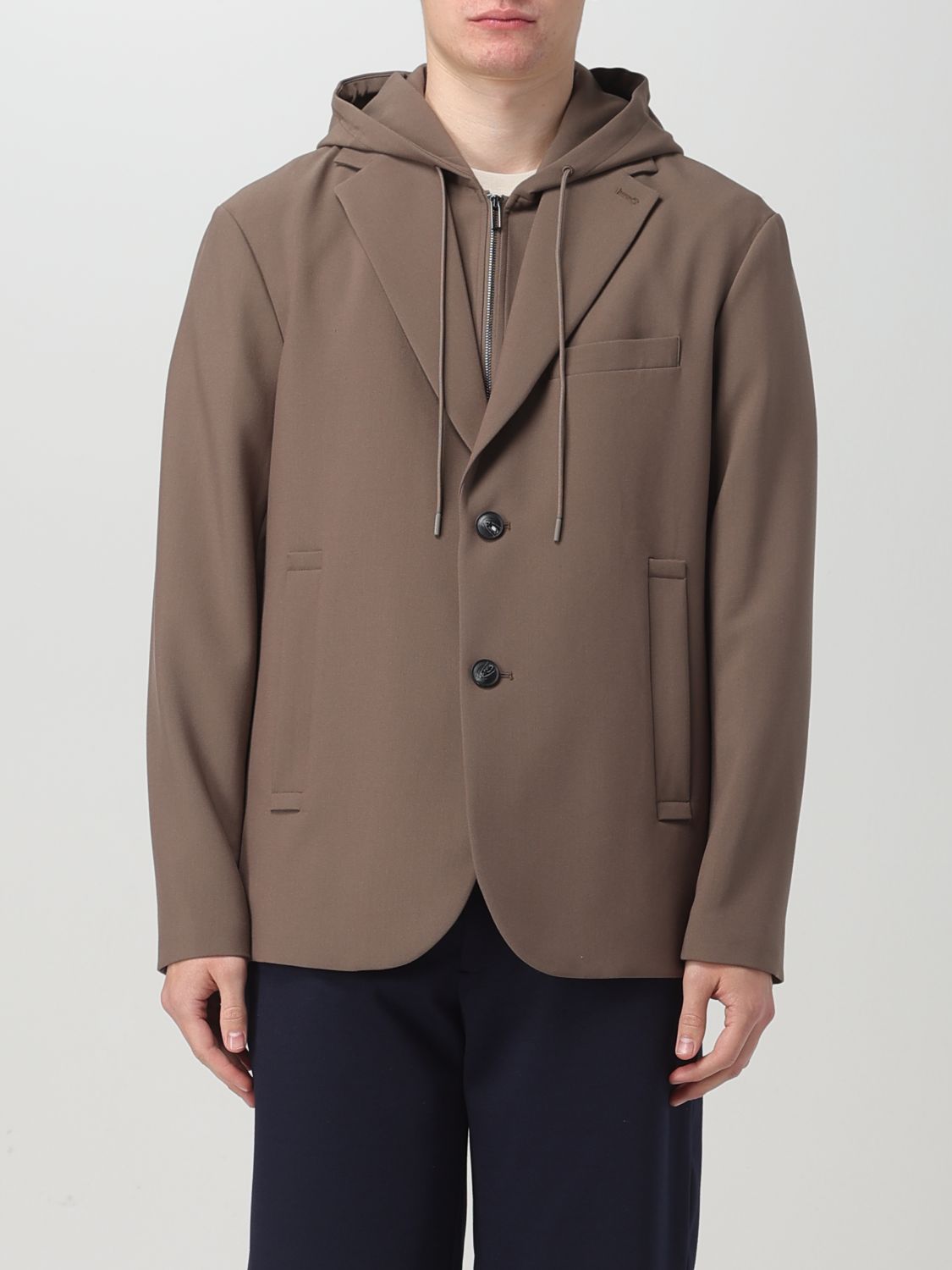 Emporio Armani Blazer EMPORIO ARMANI Men colour Mud