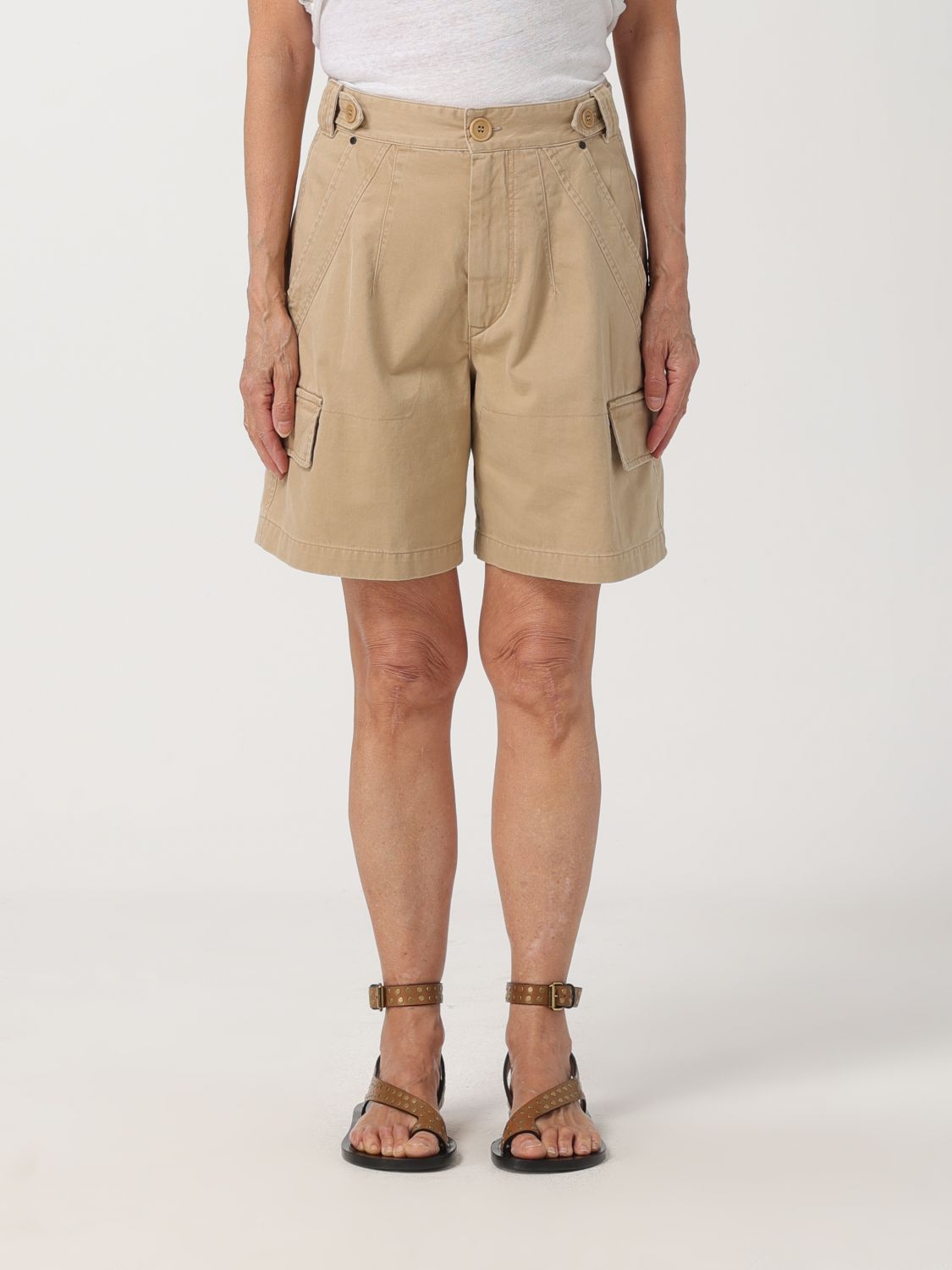 Isabel Marant Short ISABEL MARANT Woman colour Beige