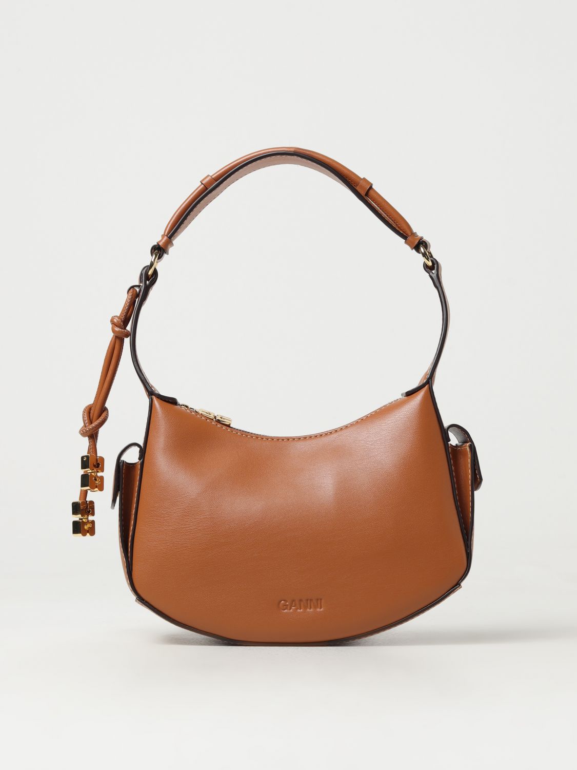 Ganni Shoulder Bag GANNI Woman colour Leather