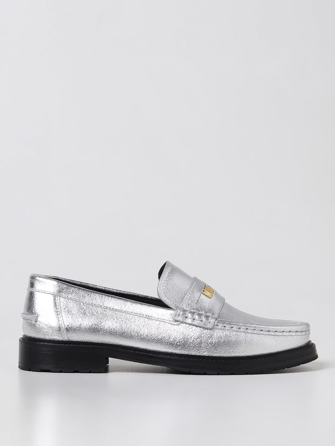 Moschino Couture Loafers MOSCHINO COUTURE Woman colour Silver