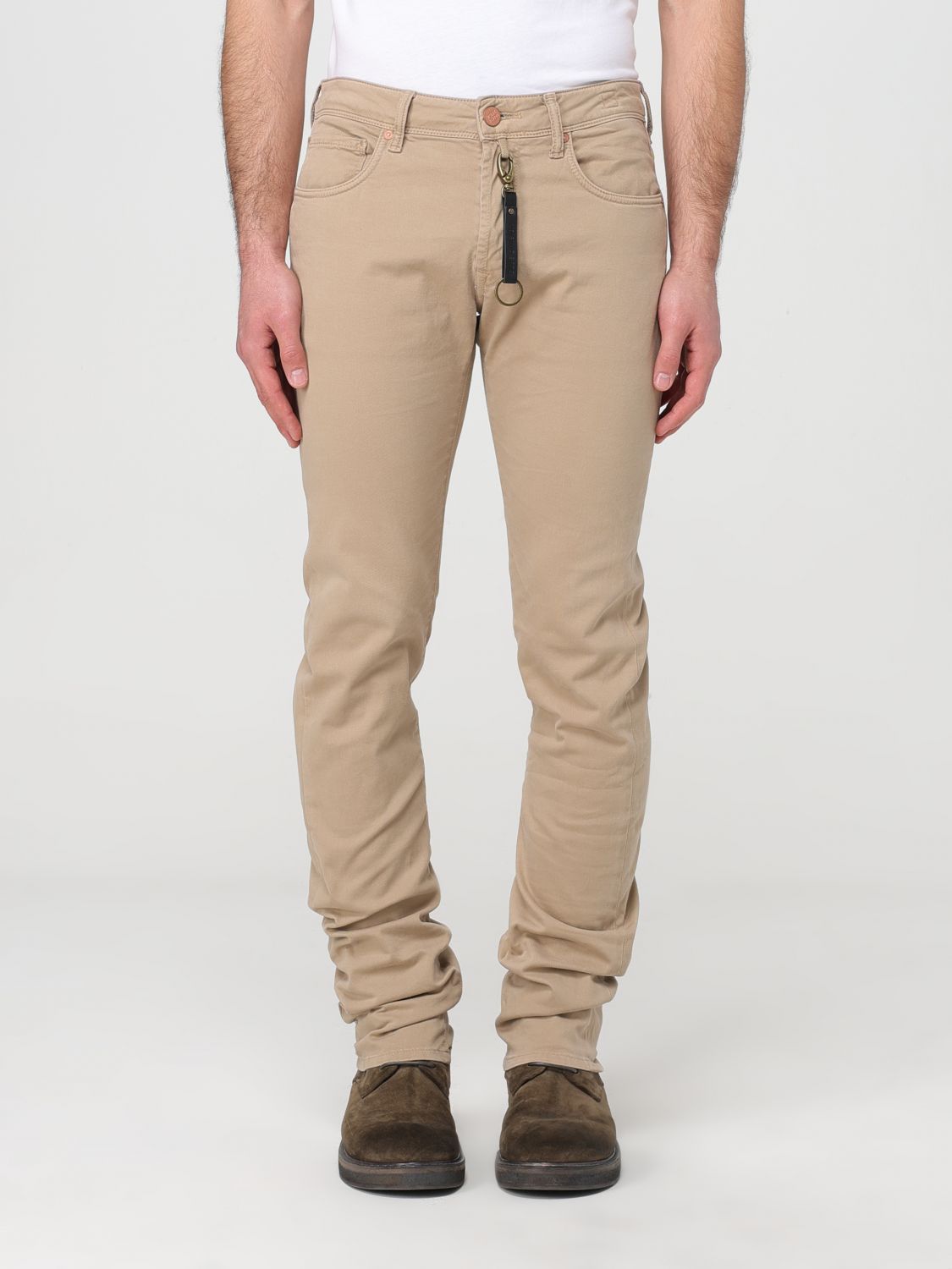 Incotex Trousers INCOTEX Men colour Beige