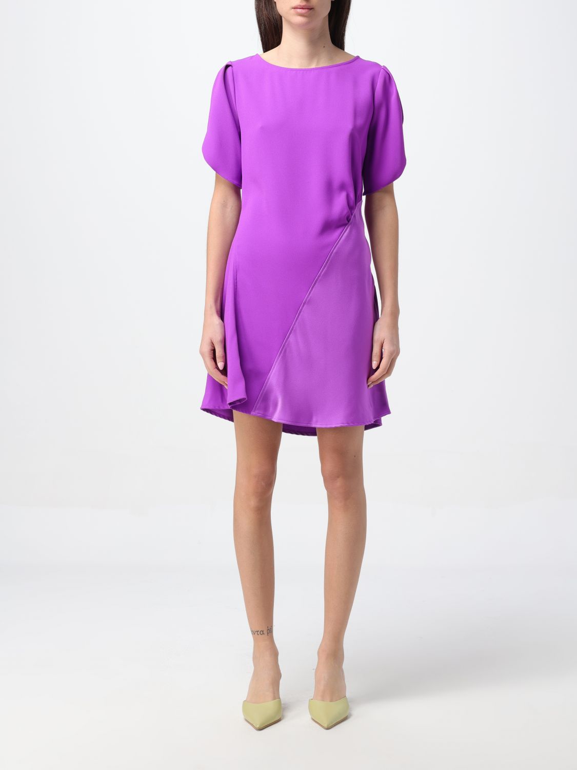 Actitude Twinset Dress ACTITUDE TWINSET Woman colour Violet