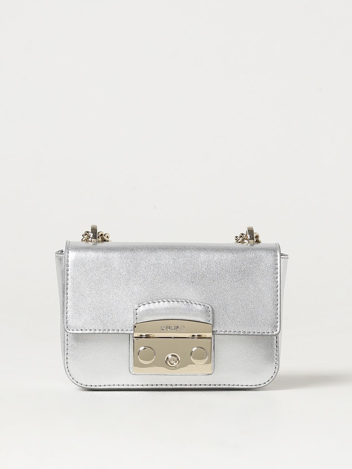 Furla Mini Bag FURLA Woman colour Silver