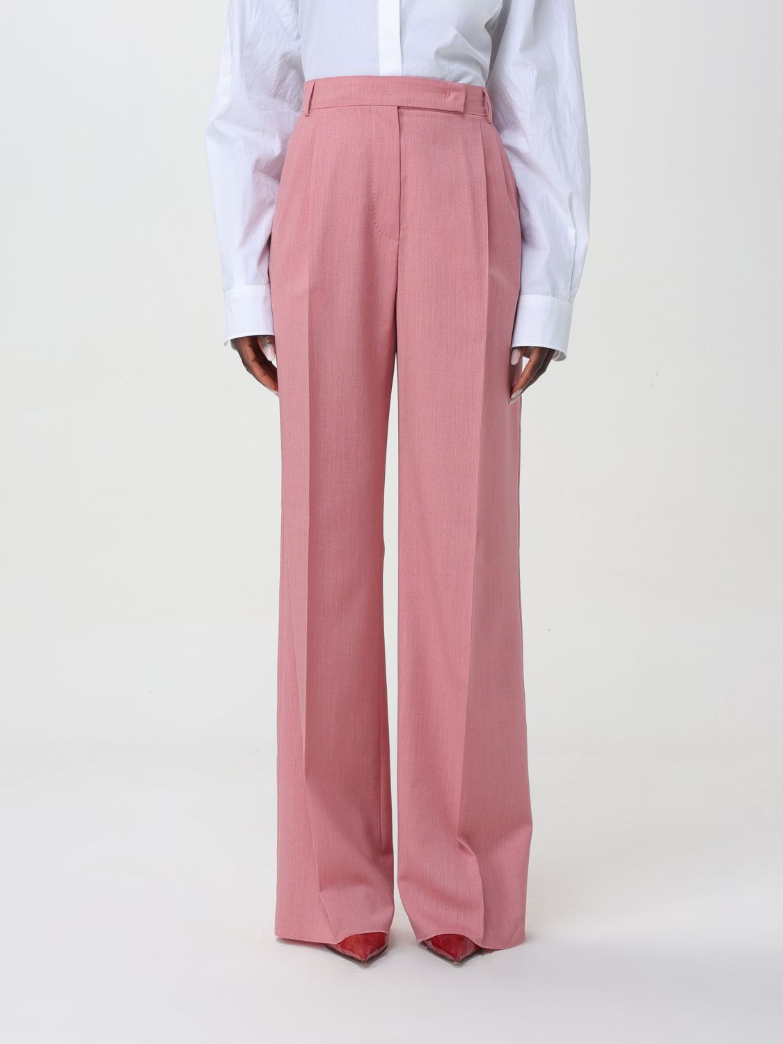 Max Mara Trousers MAX MARA Woman colour Pink