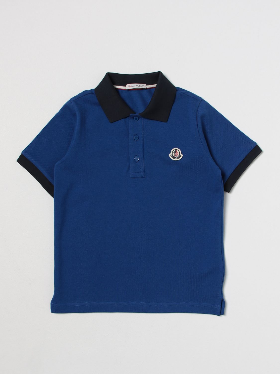 Moncler Polo Shirt MONCLER Kids colour Blue 1