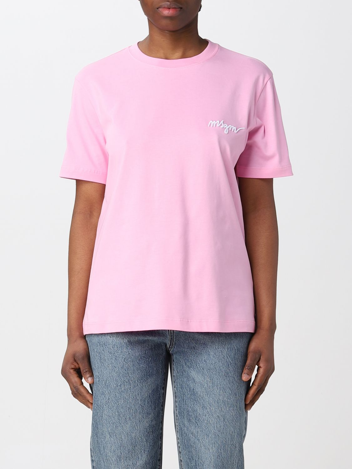 Msgm T-Shirt MSGM Woman colour Pink