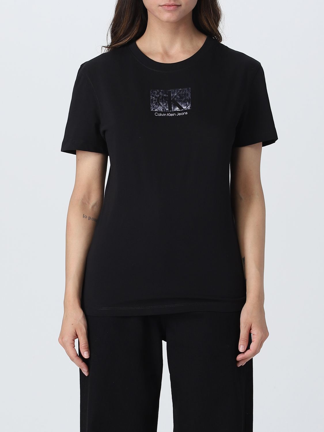 Calvin Klein Jeans T-Shirt CALVIN KLEIN JEANS Woman colour Black