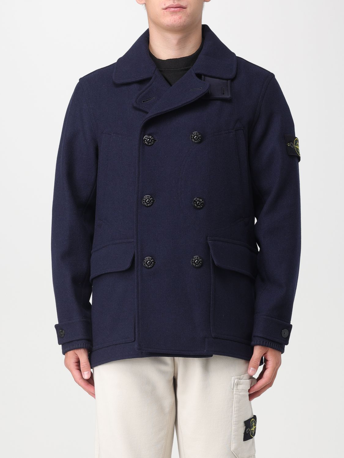 Stone Island Coat STONE ISLAND Men colour Blue