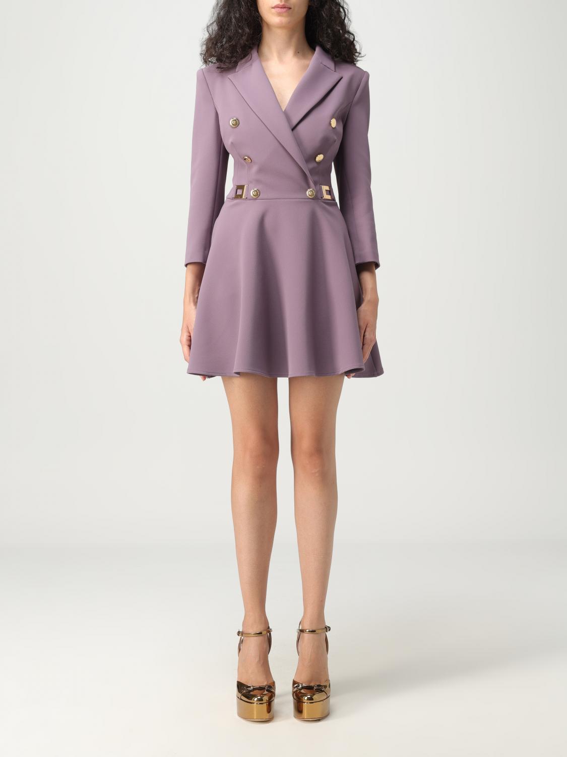 Elisabetta Franchi Dress ELISABETTA FRANCHI Woman colour Violet