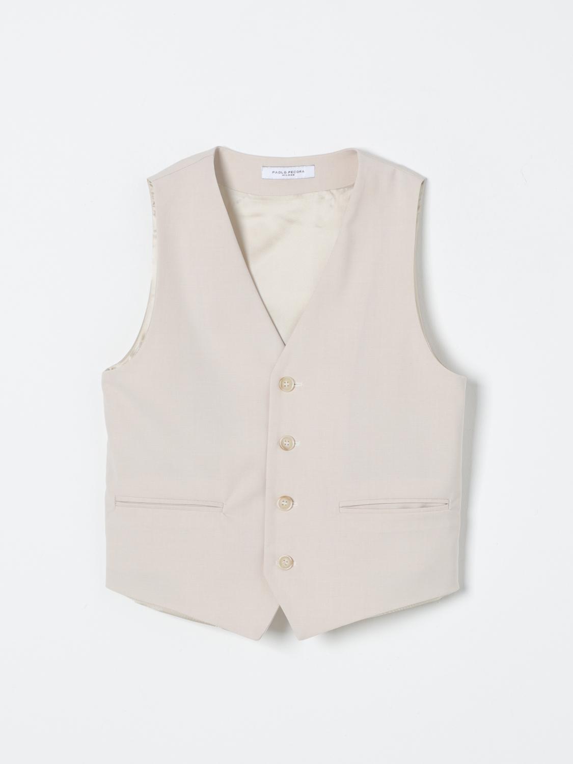 Paolo Pecora Waistcoat PAOLO PECORA Kids color Beige