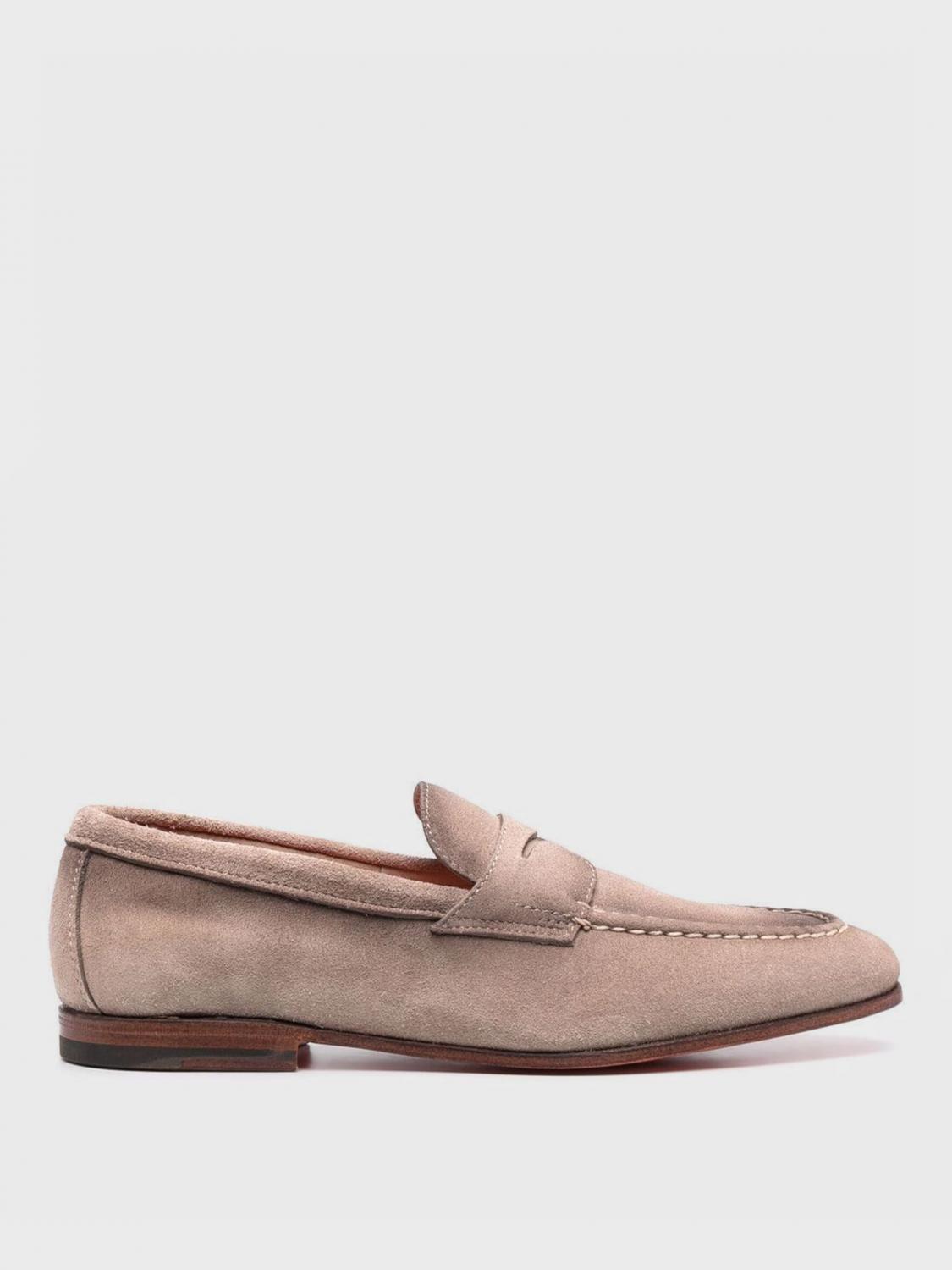 Santoni Loafers SANTONI Men color Beige