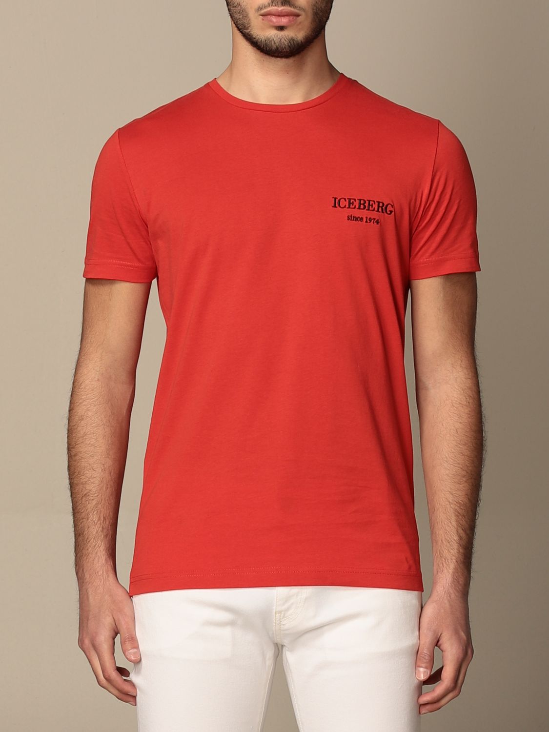 Iceberg T-Shirt ICEBERG Men colour Red