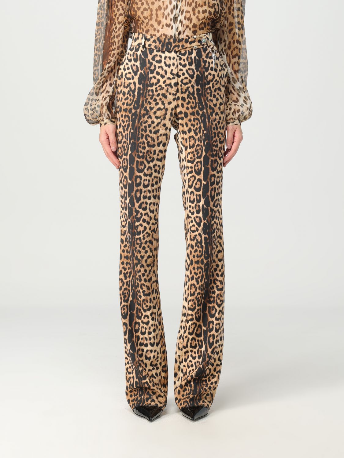 Roberto Cavalli Trousers ROBERTO CAVALLI Woman colour Natural