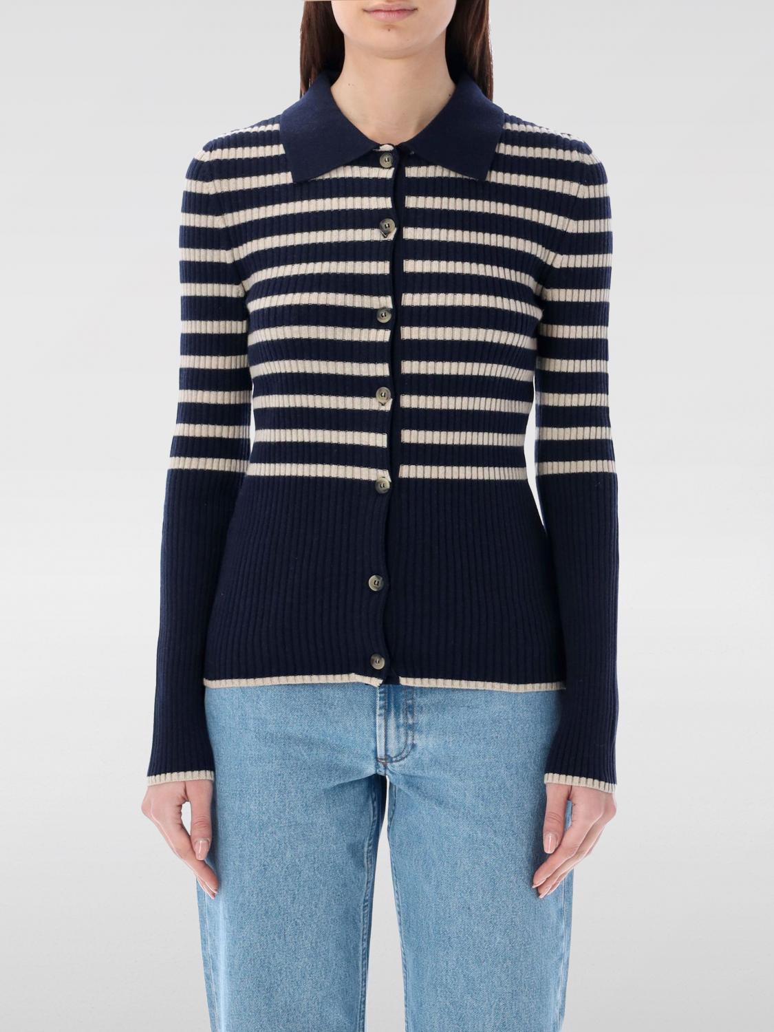 A.P.C. Cardigan A. P.C. Woman color Blue