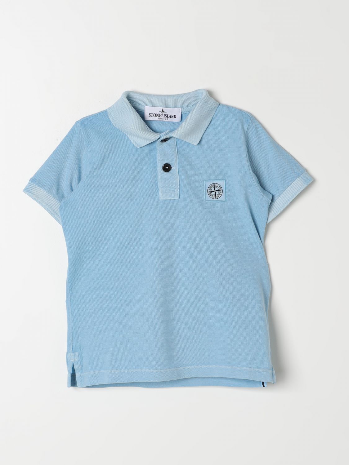 Stone Island Junior Polo Shirt STONE ISLAND JUNIOR Kids colour Gnawed Blue