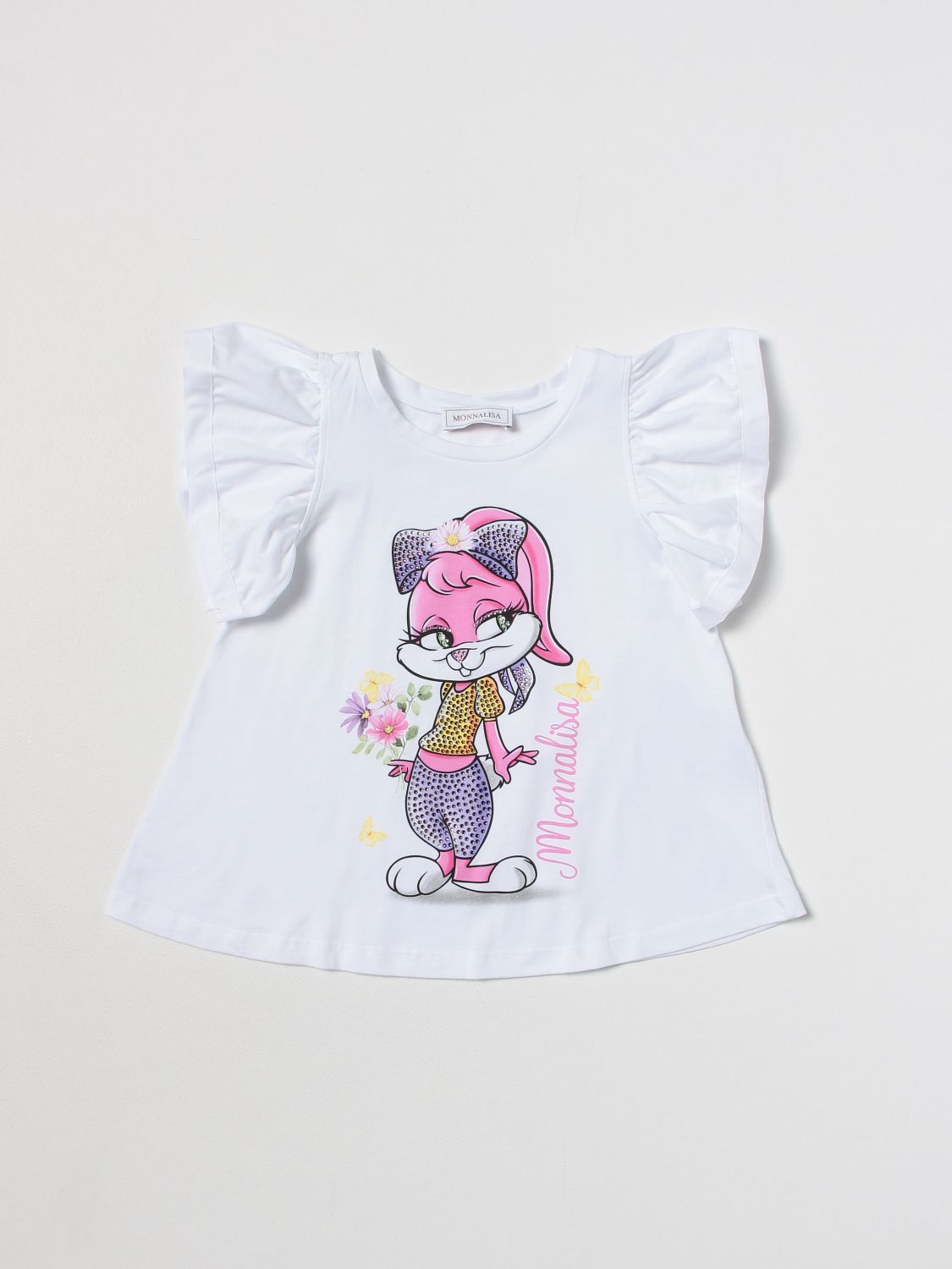 Monnalisa T-Shirt MONNALISA Kids colour White