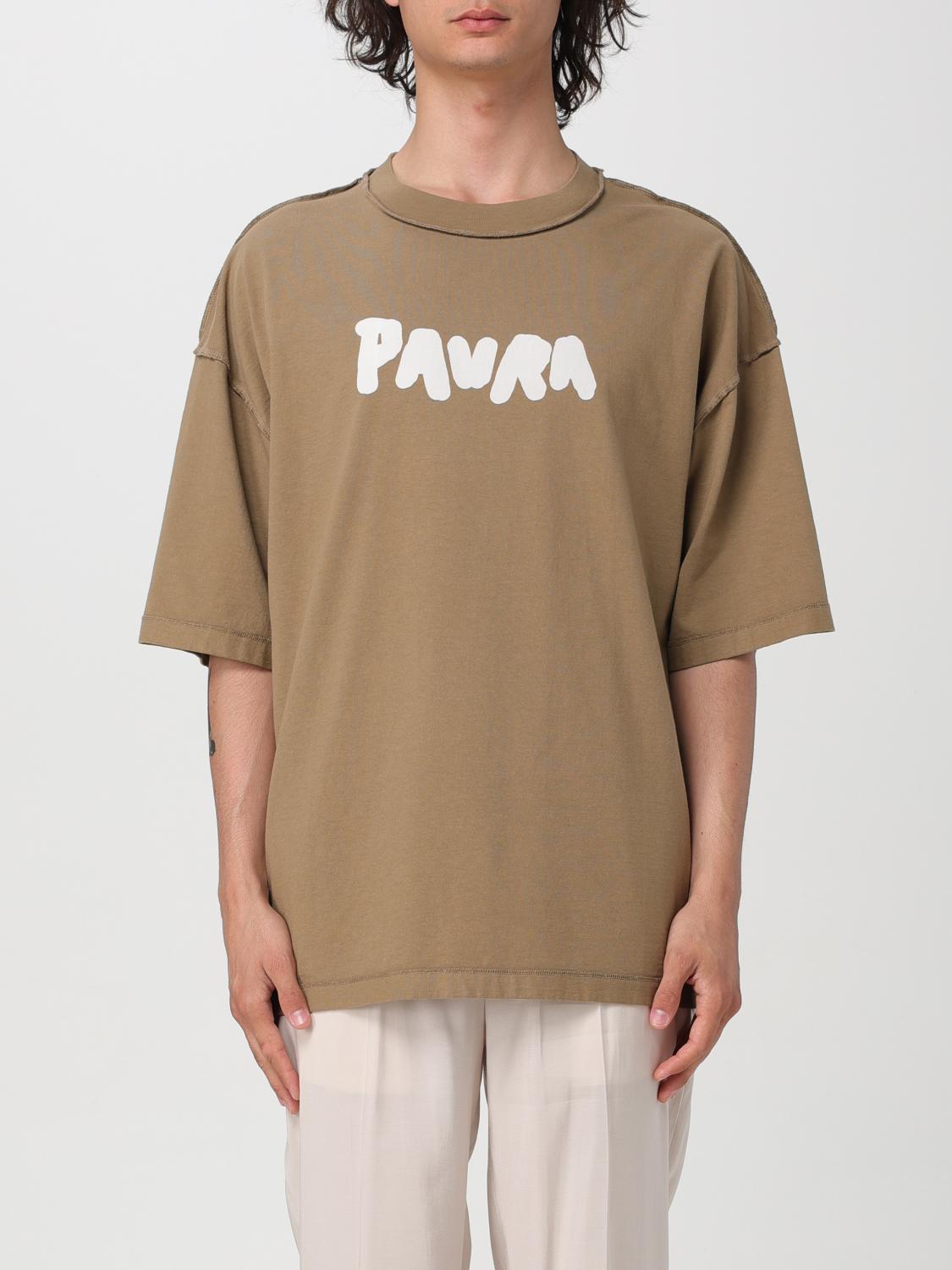 Paura T-Shirt PAURA Men color Mud