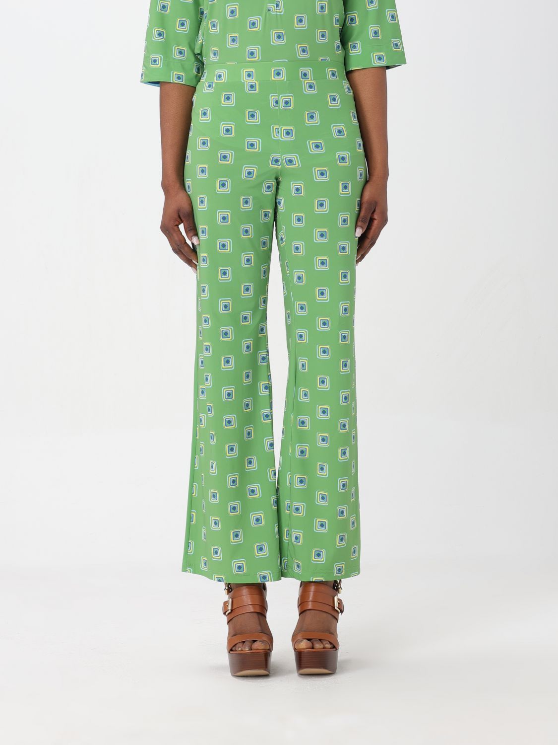 Maliparmi Trousers MALIPARMI Woman colour Green