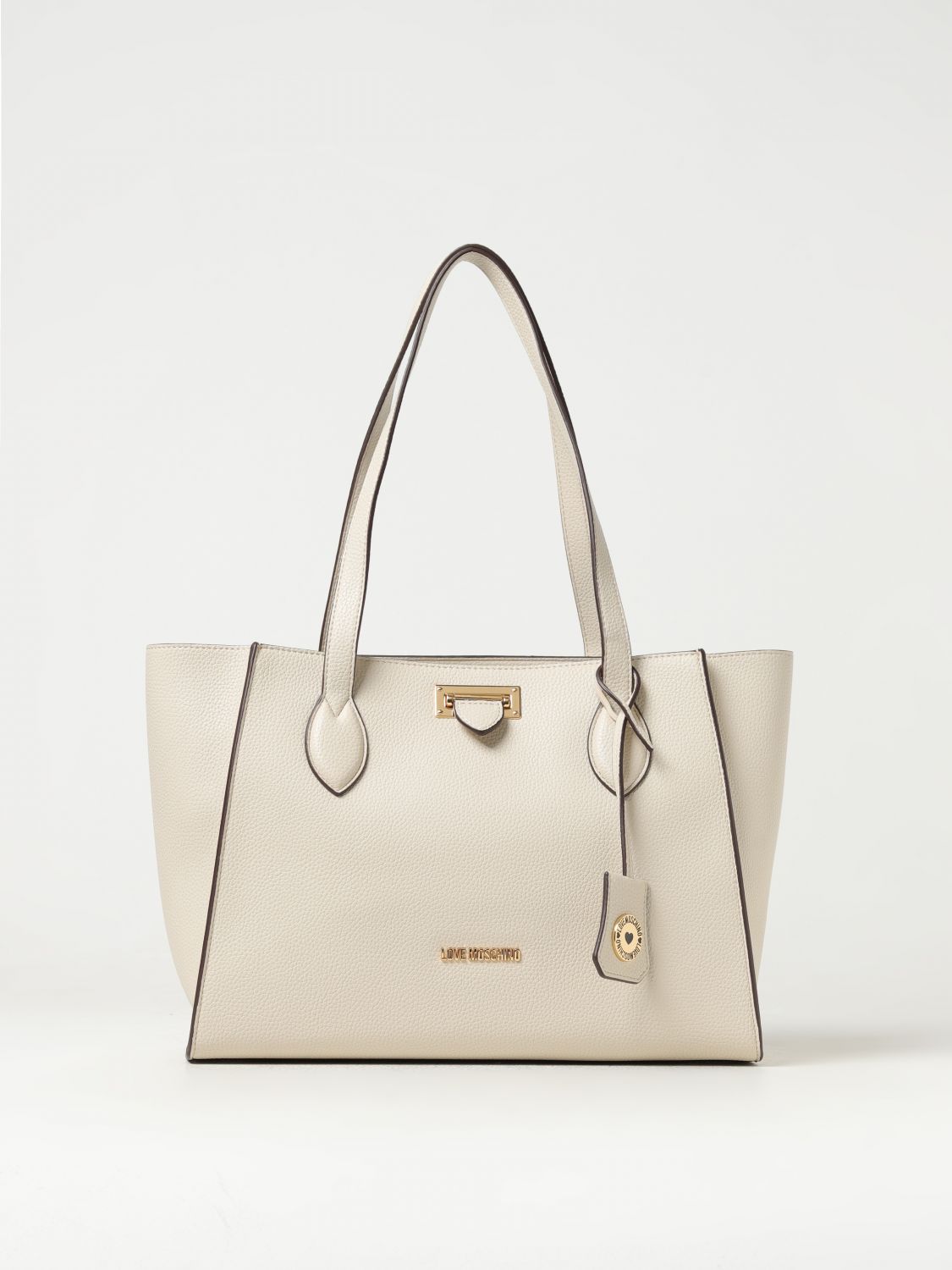 Love Moschino Tote Bags LOVE MOSCHINO Woman colour Ivory